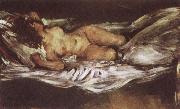 Lovis Corinth Reclining Nude oil painting artist